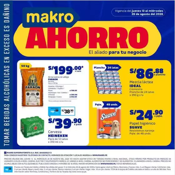 Catálogo Makro | Catálogo Makroahorro vig #17 | 2026-08-13T00:00:00.000Z - 2026-08-26T00:00:00.000Z