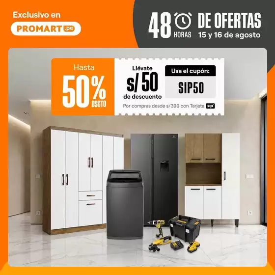 Catálogo Promart | Excelente oferta para cazadores de gangas | 2026-08-15T00:00:00.000Z - 2026-08-16T00:00:00.000Z