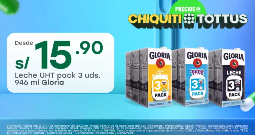 Catálogo Tottus en Lima | Gangas y ofertas actuales | 2025-09-16T00:00:00.000Z - 2025-09-30T00:00:00.000Z