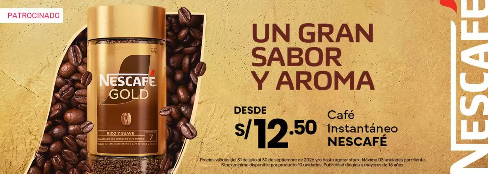 Catálogo Plaza Vea | Un gran sabor y aroma | 2026-08-17T00:00:00.000Z - 2026-09-30T00:00:00.000Z