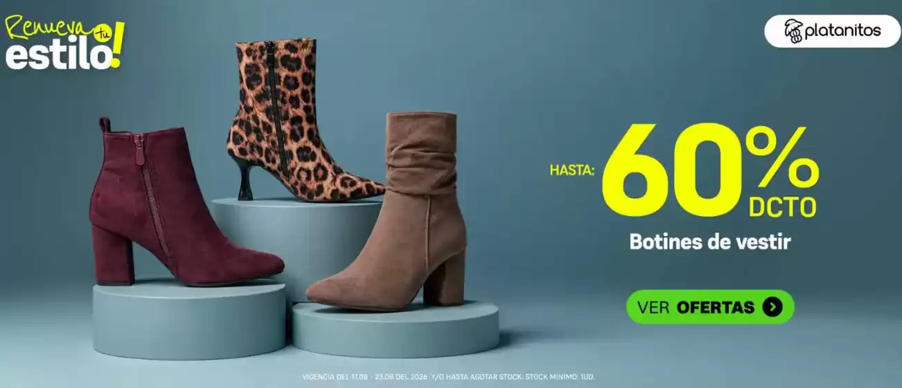 Catálogo Platanitos | Renueva tu estilo | 2026-08-17T00:00:00.000Z - 2026-08-23T00:00:00.000Z