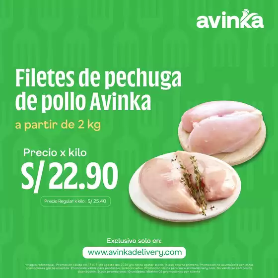 Catálogo Avinka | Nuestras mejores ofertas para ti | 2026-08-17T00:00:00.000Z - 2026-08-31T00:00:00.000Z