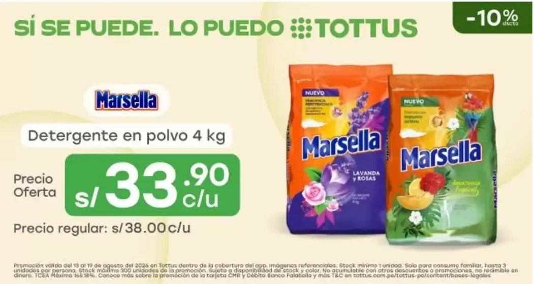 Catálogo Tottus en Chincha Alta | Ofertas exclusivas para nuestros clientes | 2026-08-13T00:00:00.000Z - 2026-08-19T00:00:00.000Z