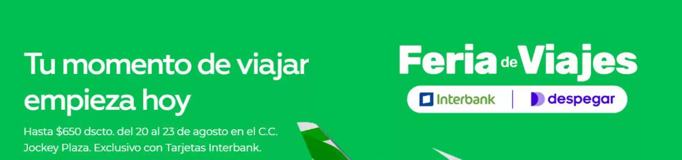 Catálogo Interbank | Ferisa de viajes  | 2026-08-19T00:00:00.000Z - 2026-08-23T00:00:00.000Z