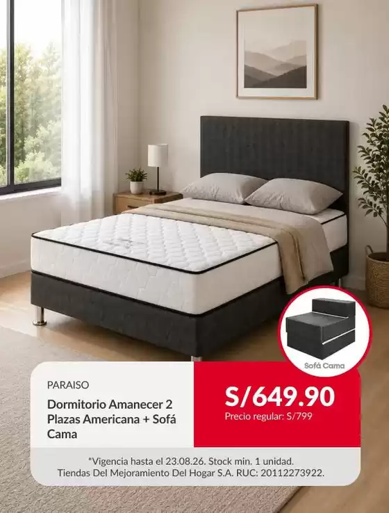 Catálogo Sodimac en El Porvenir | Gangas y ofertas actuales | 2026-08-20T00:00:00.000Z - 2026-08-23T00:00:00.000Z