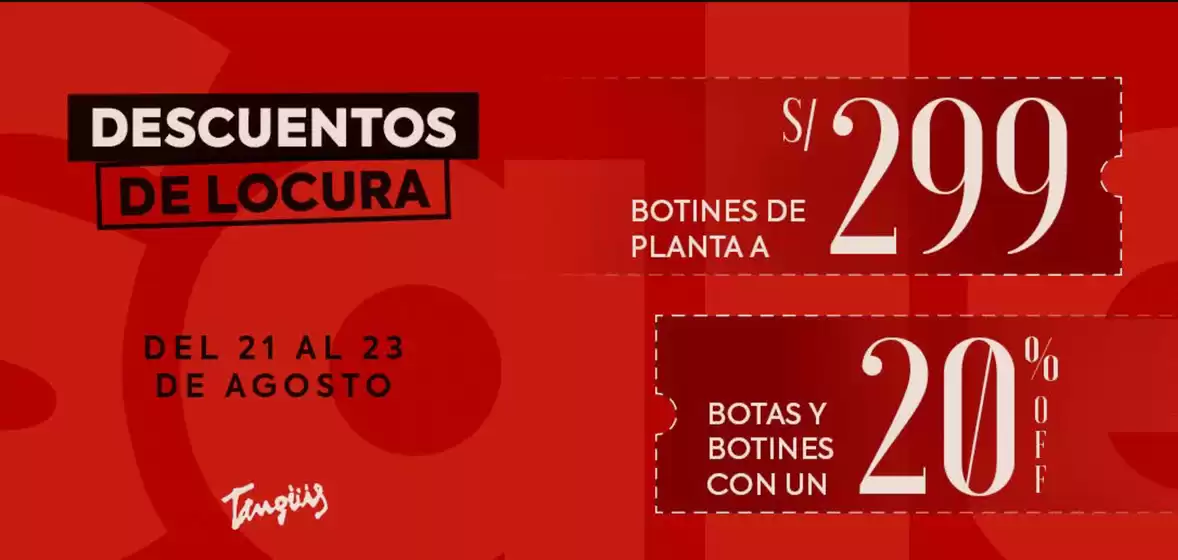 Catálogo Tanguis | Descuentos de locura | 2026-08-21T00:00:00.000Z - 2026-08-23T00:00:00.000Z