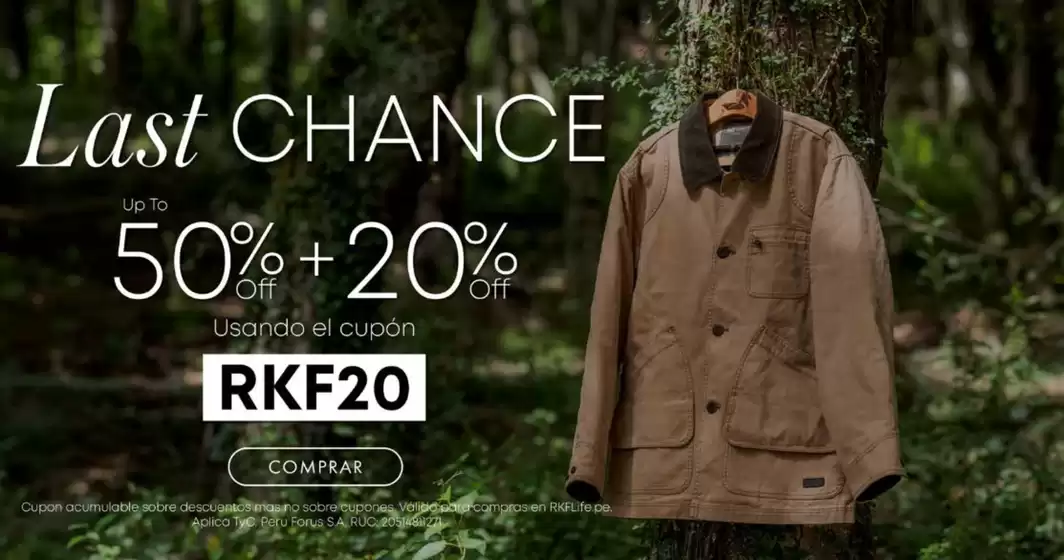 Catálogo RKF en Lima | Last chance | 2026-08-21T00:00:00.000Z - 2026-08-31T00:00:00.000Z