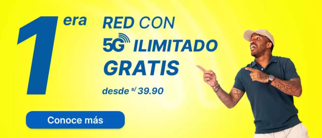 Catálogo Bitel | 1 era red con 5g ilimitado gratis | 2026-08-24T00:00:00.000Z - 2026-09-24T00:00:00.000Z