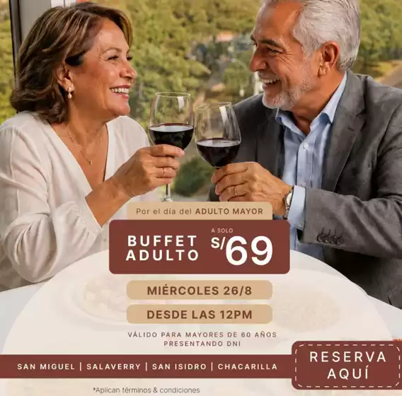 Catálogo La Bistecca | Por el dia del adulto mayor  | 2026-08-25T00:00:00.000Z - 2026-08-26T00:00:00.000Z