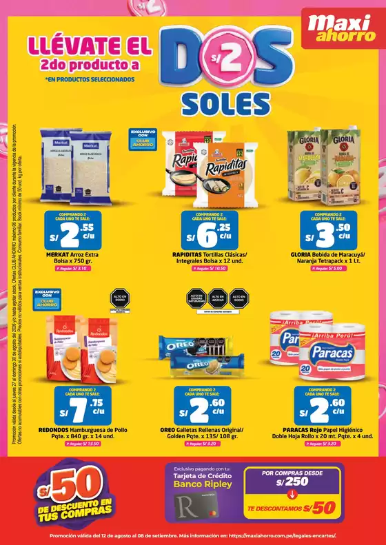 Catálogo MaxiAhorro | Web MAXI del 27.08 AL 30.08 compressed | 2026-08-27T00:00:00.000Z - 2026-08-30T00:00:00.000Z