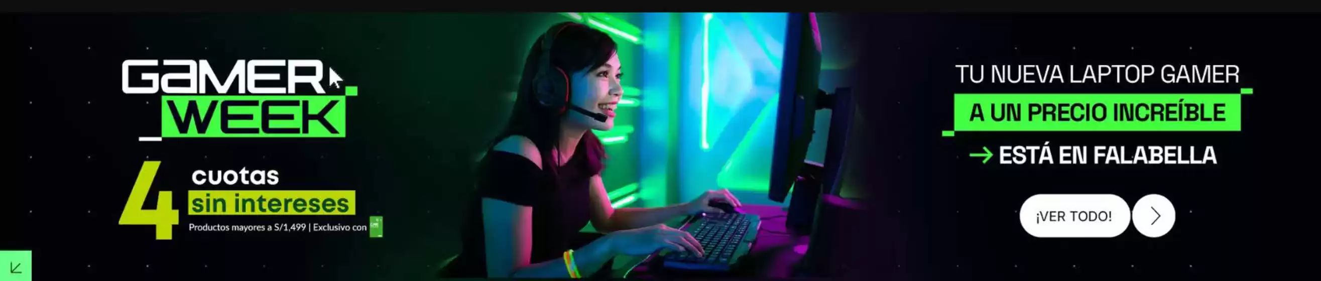 Catálogo Falabella | Gamer Week | 2026-08-26T00:00:00.000Z - 2026-08-31T00:00:00.000Z