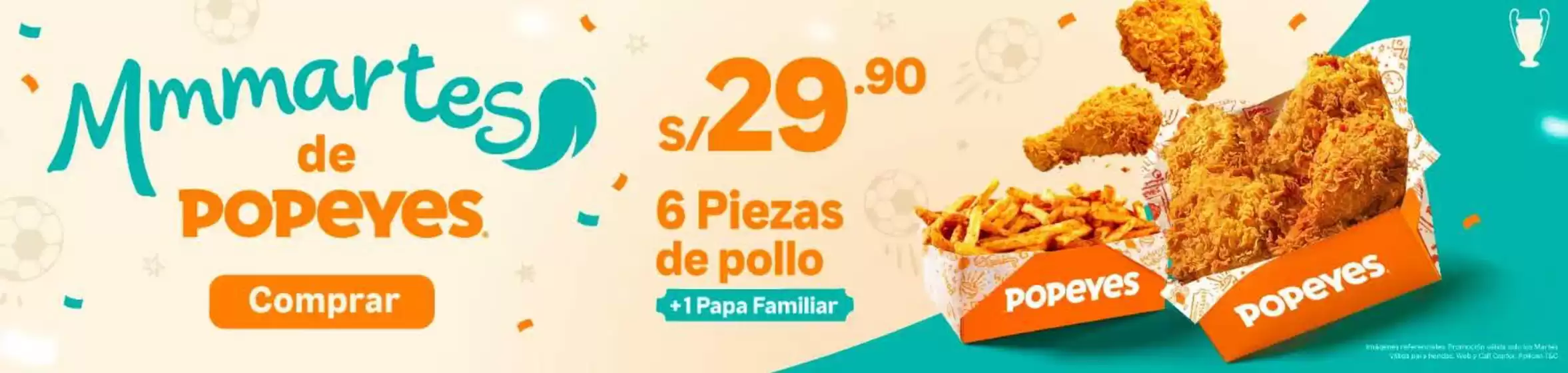 Catálogo Popeyes | Semana  | 2026-08-26T00:00:00.000Z - 2026-09-19T00:00:00.000Z