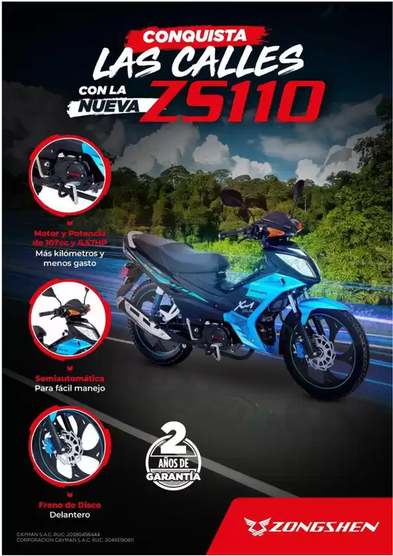 Catálogo Zongshen | ZS110 S | 2025-09-18T00:00:00.000Z - 2025-10-02T00:00:00.000Z
