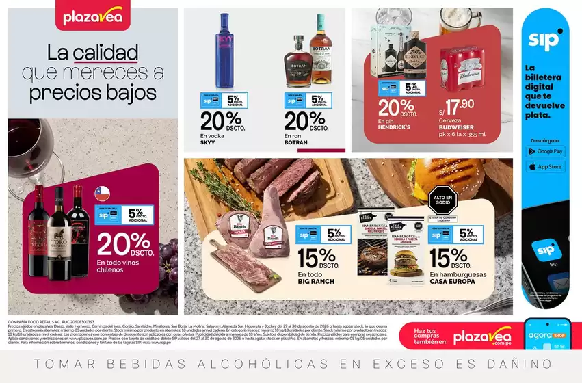 Catálogo Plaza Vea | AVISO TIENDAS SELECCIONADAS 4 | 2026-08-27T00:00:00.000Z - 2026-08-30T00:00:00.000Z