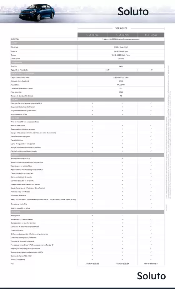 Catálogo Kia | auto sedan soluto kia peru | 2025-09-18T00:00:00.000Z - 2025-10-02T00:00:00.000Z