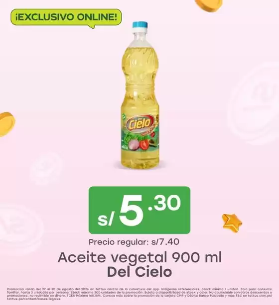 Catálogo Tottus | Nuestras mejores gangas | 2026-08-27T00:00:00.000Z - 2026-08-30T00:00:00.000Z