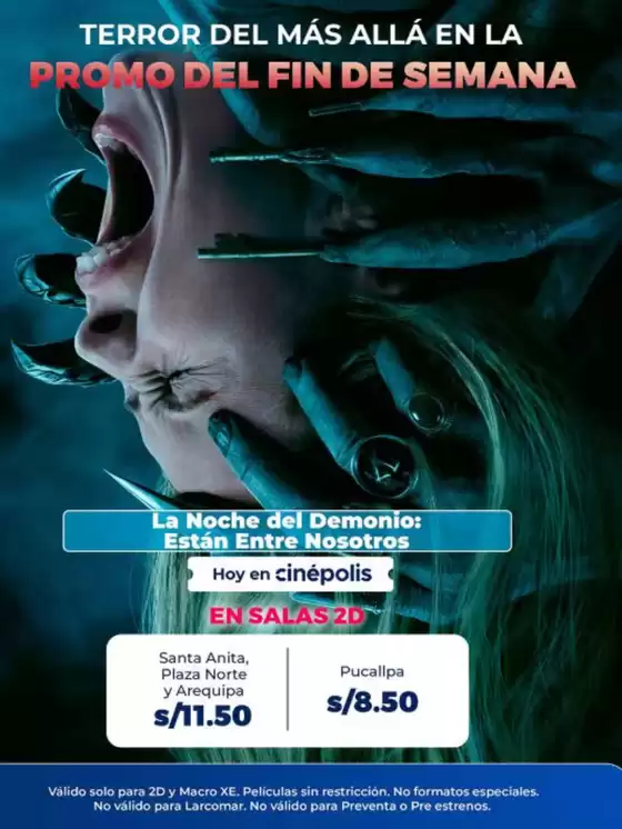 Catálogo Cinépolis | Promo del fin de semana | 2026-08-28T00:00:00.000Z - 2026-08-31T00:00:00.000Z
