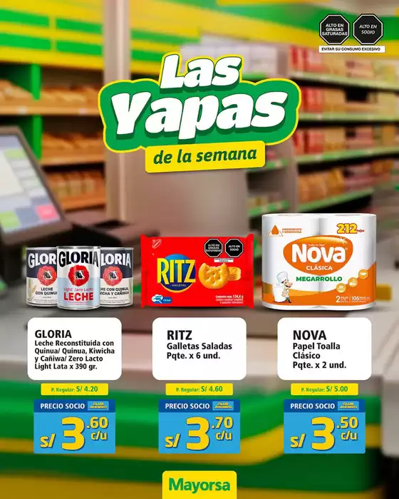 Catálogo Mayorsa | Las yapas de la semana | 2026-08-28T00:00:00.000Z - 2026-09-08T00:00:00.000Z