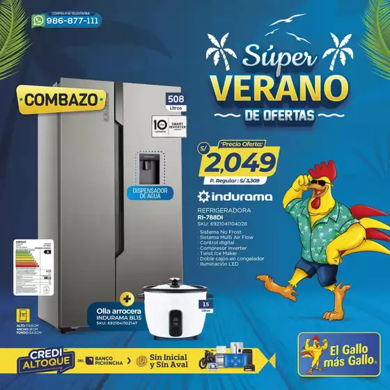 Catálogo El Gallo Más Gallo en Yacila | Promociones actuales | 2026-08-29T00:00:00.000Z - 2026-09-12T00:00:00.000Z