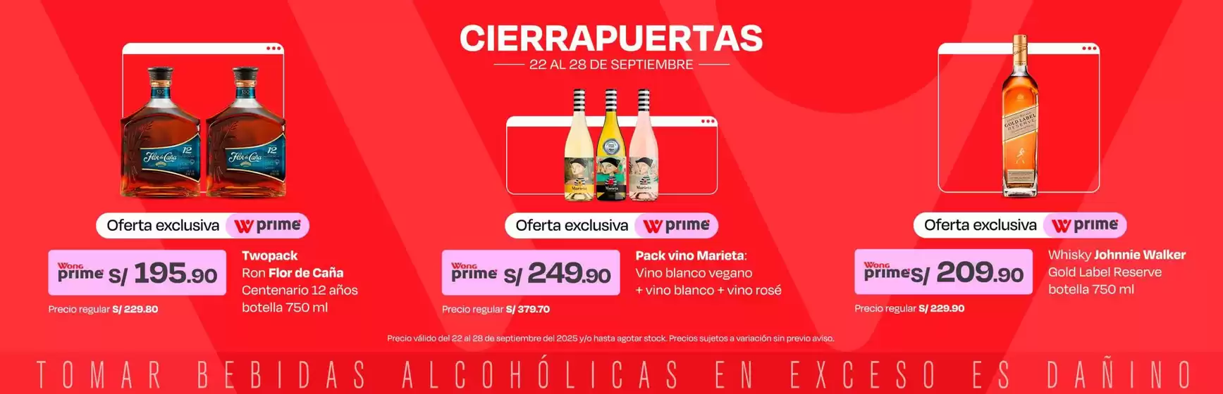 Gran variedad de ofertas