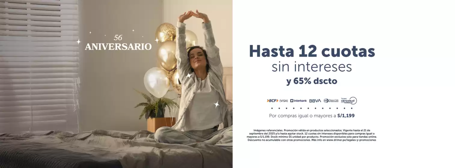 Catálogo Drimer | Hasta 12 coutas sin intereses y 65%dscto | 2025-09-18T00:00:00.000Z - 2025-09-21T00:00:00.000Z