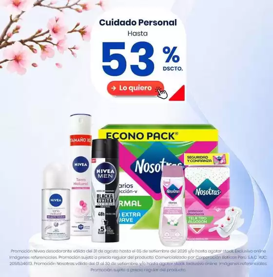 Catálogo Boticas Perú | Ofertas exclusivas para nuestros clientes | 2026-08-31T00:00:00.000Z - 2026-09-30T00:00:00.000Z