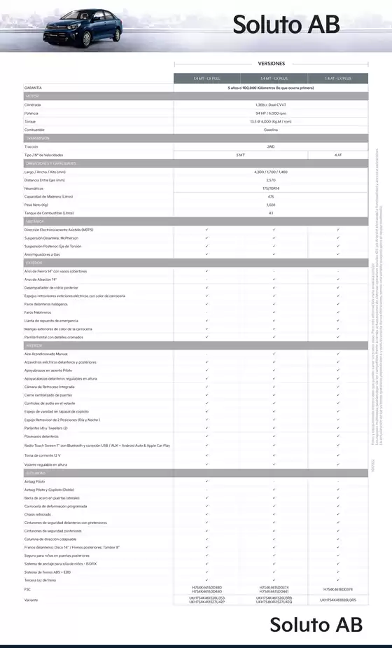 Catálogo Kia | Auto sedan soluto kia peru | 2022-10-01T00:00:00.000Z - 2022-10-31T00:00:00.000Z