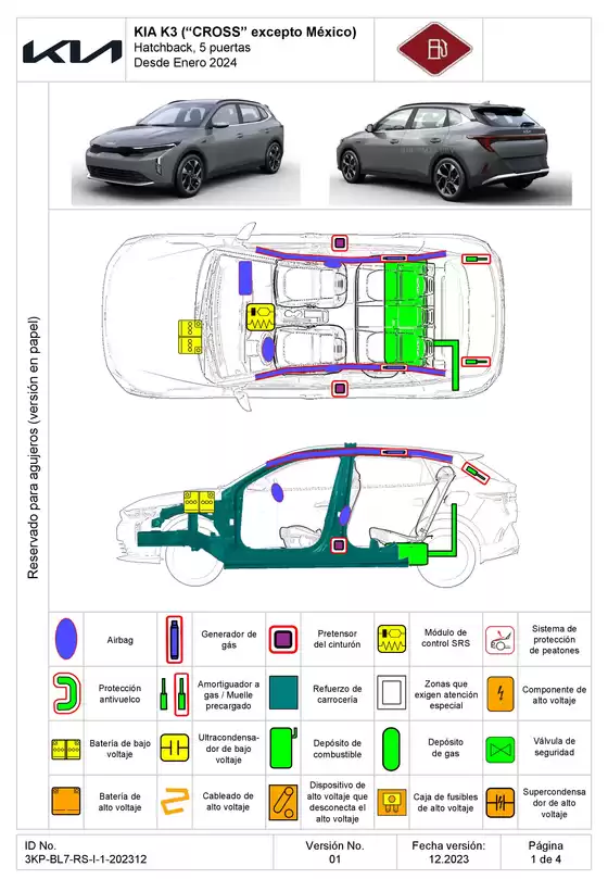 Catálogo Kia | Kia K3 Cross 2024 5d GD ES | 2026-09-02T00:00:00.000Z - 2026-09-16T00:00:00.000Z