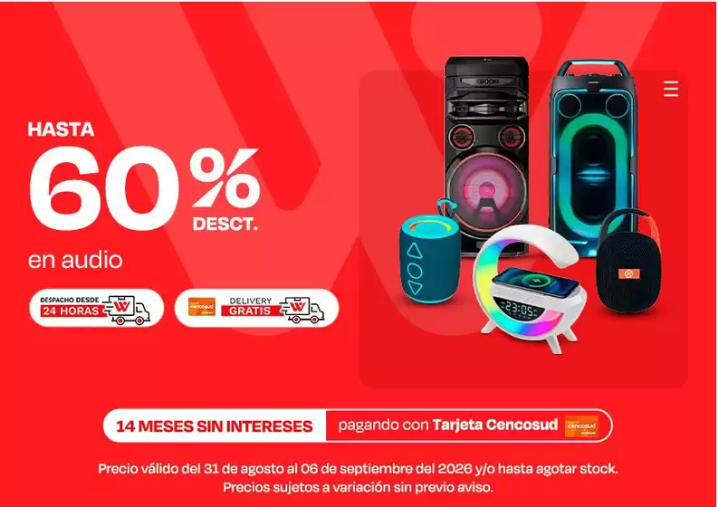 Catálogo Wong | Nuevas ofertas para descubrir | 2026-08-31T00:00:00.000Z - 2026-09-06T00:00:00.000Z