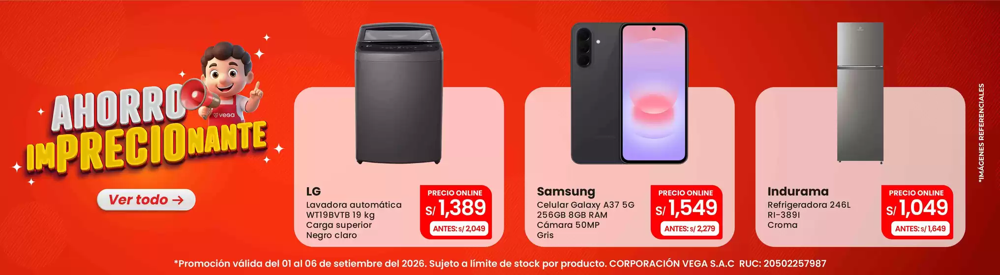 Catálogo Vega | Gangas y ofertas actuales | 2026-09-01T00:00:00.000Z - 2026-09-06T00:00:00.000Z