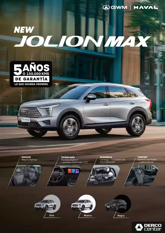 Catálogo Great Wall | Ficha tecnica jolion max final | 2026-09-02T00:00:00.000Z - 2026-09-16T00:00:00.000Z