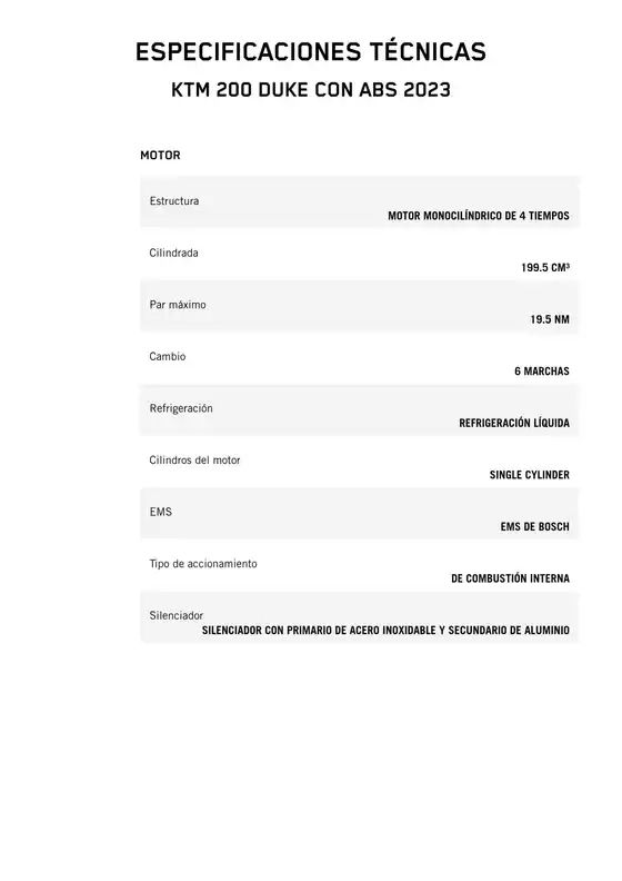 Catálogo KTM en San Martín de Pangoa | Ktm 200 duke conabs2023 | 2026-09-02T00:00:00.000Z - 2026-09-16T00:00:00.000Z