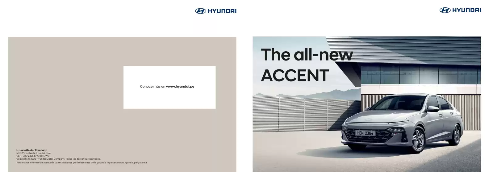 Catálogo Hyundai en Chiclayo | Catálogo ACCENT. | 2026-09-02T00:00:00.000Z - 2026-09-16T00:00:00.000Z