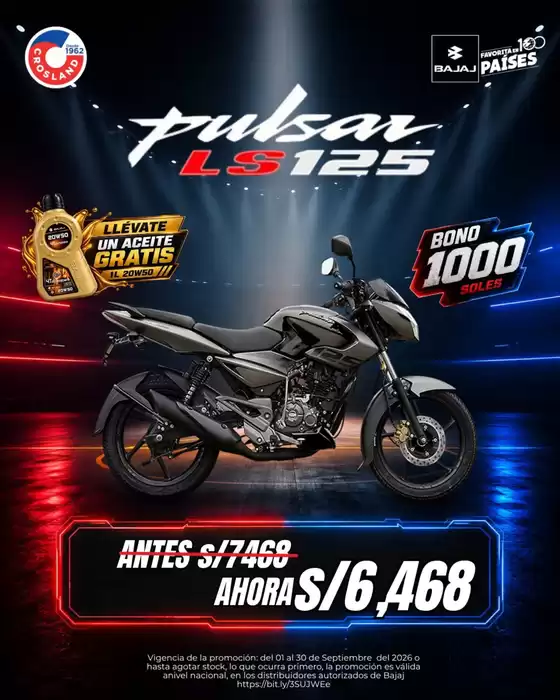 Catálogo Pulsar | Motos ofertas | 2026-09-02T00:00:00.000Z - 2026-09-30T00:00:00.000Z