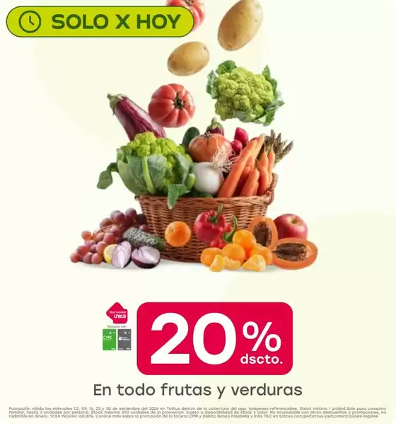 Catálogo Tottus | Ofertas principales para todos los clientes | 2026-09-02T00:00:00.000Z - 2026-09-30T00:00:00.000Z