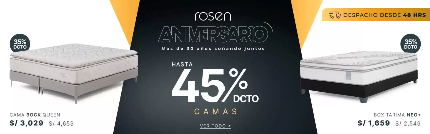 Catálogo Rosen | Aniversasrio | Hasta 45% dcto | 2026-09-03T00:00:00.000Z - 2026-09-20T00:00:00.000Z