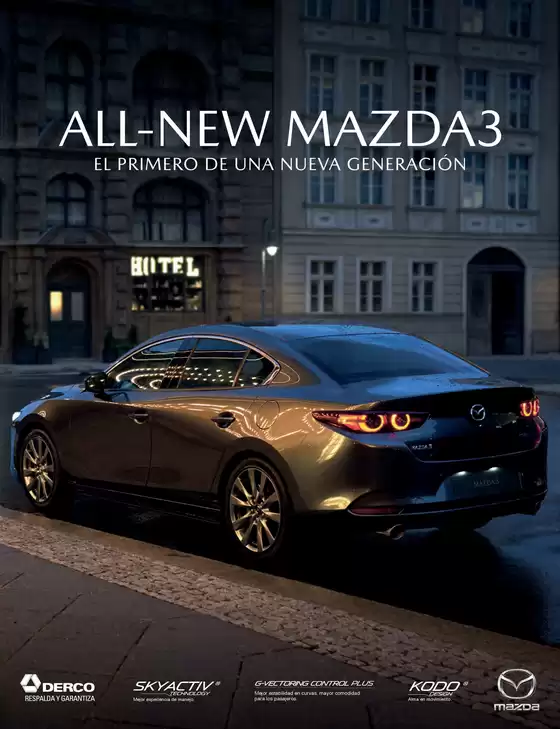 Catálogo Derco | Mazda All-New Mazda3 Sedán All New Mecánico 2.0 Prime 2025 | 2026-09-07T00:00:00.000Z - 2026-09-21T00:00:00.000Z