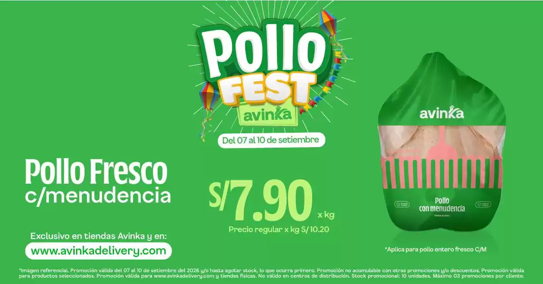 Catálogo Avinka | Descuentos y promociones | 2026-09-07T00:00:00.000Z - 2026-09-10T00:00:00.000Z