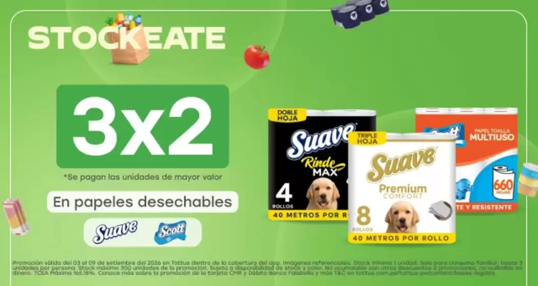Catálogo Tottus en Huancayo | Grandes descuentos en productos seleccionados | 2026-09-03T00:00:00.000Z - 2026-09-09T00:00:00.000Z