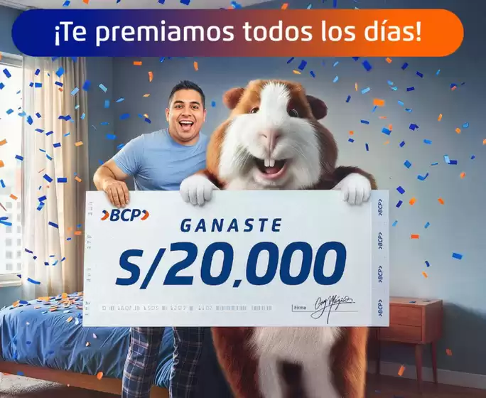 Catálogo Banco de Crédito del Perú en Lima | Te premiamos todos los dias | 2026-09-08T00:00:00.000Z - 2026-10-31T00:00:00.000Z