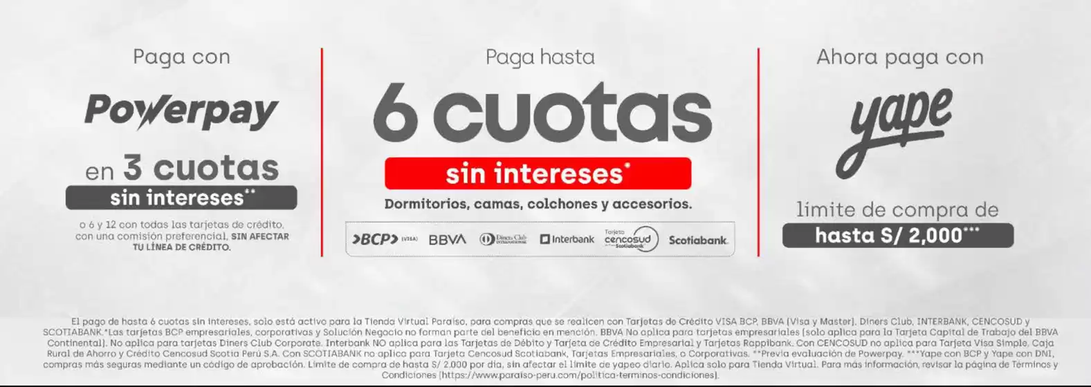 Catálogo Paraiso del Perú | Paga  | 2026-09-08T00:00:00.000Z - 2026-10-31T00:00:00.000Z