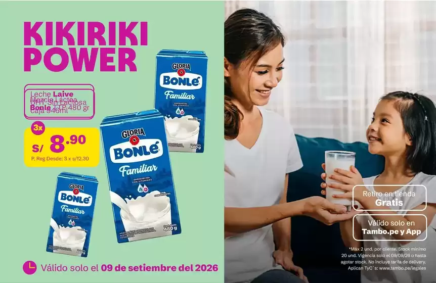 Catálogo Tambo | Ofertas principales para todos los cazadores de gangas | 2026-09-09T00:00:00.000Z - 2026-09-09T00:00:00.000Z