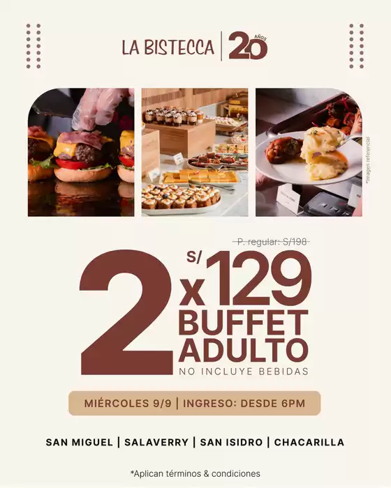 Catálogo La Bistecca | 2x S/129 | 2026-09-09T00:00:00.000Z - 2026-09-09T00:00:00.000Z