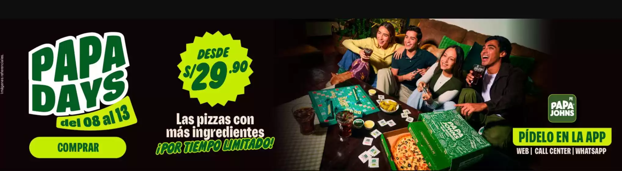 Catálogo Papa John's | Papa Days | 2026-09-10T00:00:00.000Z - 2026-09-13T00:00:00.000Z