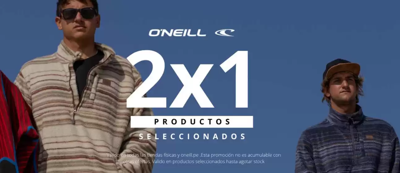 Catálogo O'Neill | 2x1 productos seleccionados | 2026-09-10T00:00:00.000Z - 2026-09-30T00:00:00.000Z