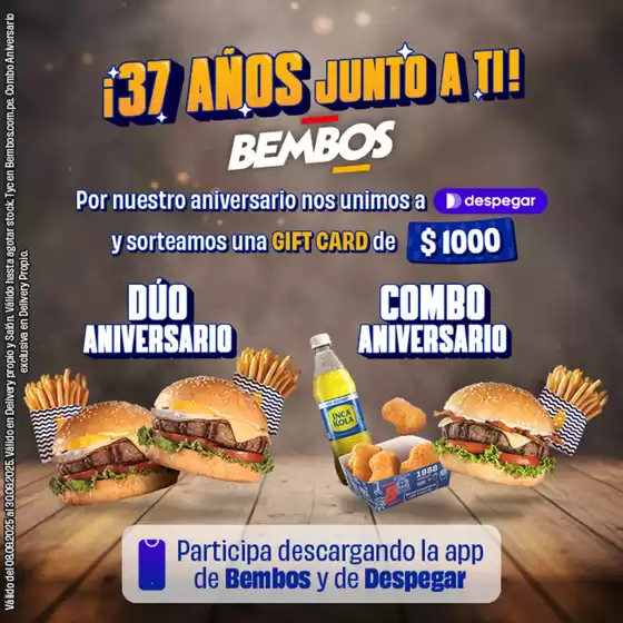 Catálogo Bembos | Ofertas para cazadores de gangas | 2025-09-21T00:00:00.000Z - 2025-10-05T00:00:00.000Z