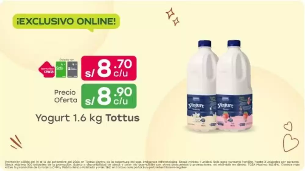 Catálogo Tottus en Cutervo | Gangas y ofertas actuales | 2026-09-16T00:00:00.000Z - 2026-09-30T00:00:00.000Z