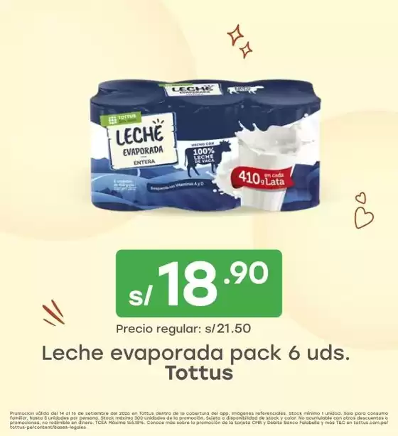 Catálogo Tottus en Arequipa | Nuestras mejores gangas | 2026-09-14T00:00:00.000Z - 2026-09-16T00:00:00.000Z