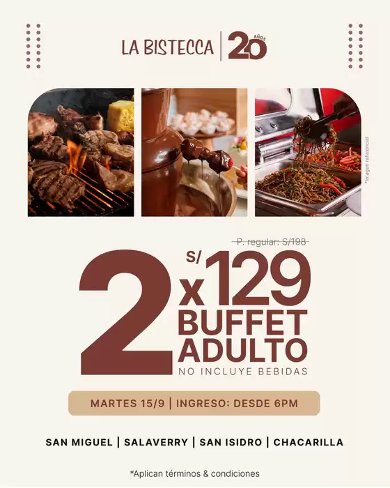 Catálogo La Bistecca | Buffet | 2026-09-14T00:00:00.000Z - 2026-09-15T00:00:00.000Z