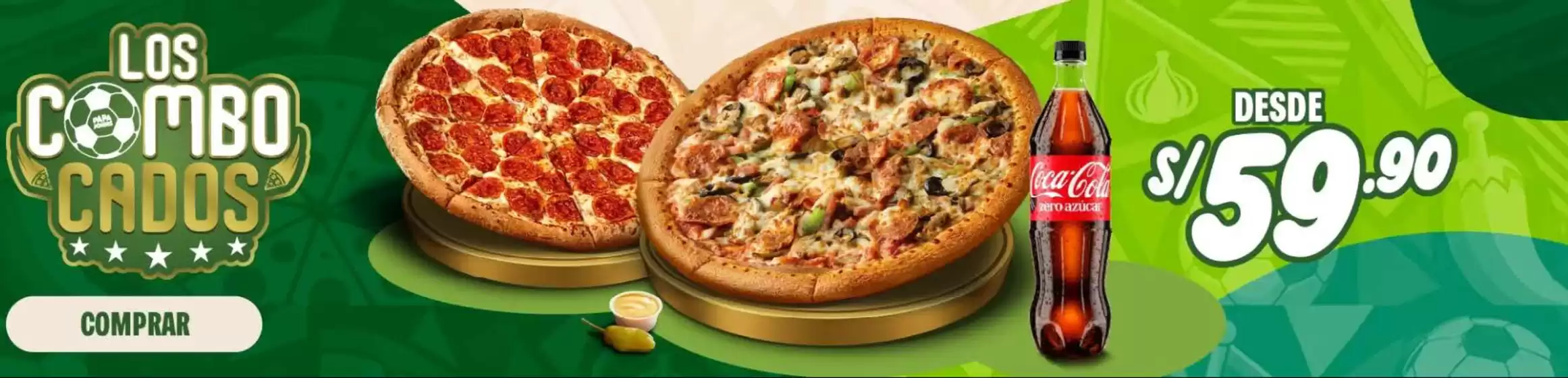 Catálogo Papa John's | Combos de pizzas | 2026-09-14T00:00:00.000Z - 2026-10-14T00:00:00.000Z